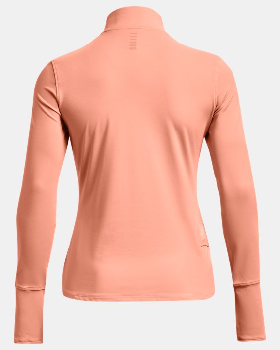 UA Qualifier Run Shirt mit ½ Zip für Damen, Pink, pdpMainDesktop image number 6